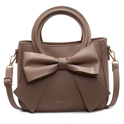 Elegant Bow Crossbody Bucket Bag