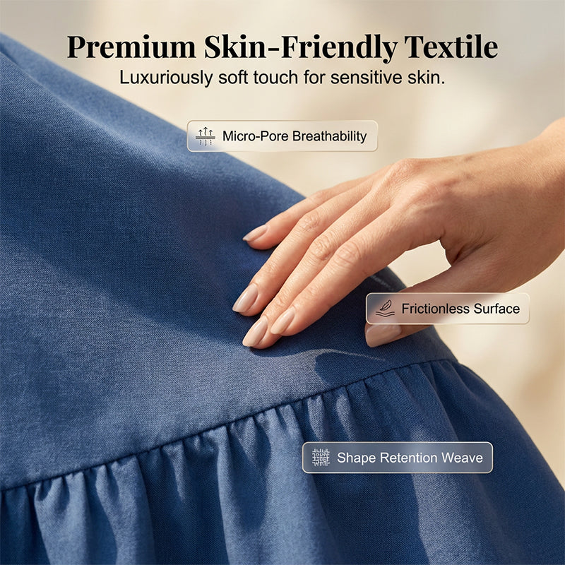Elegant Washed Denim Dress