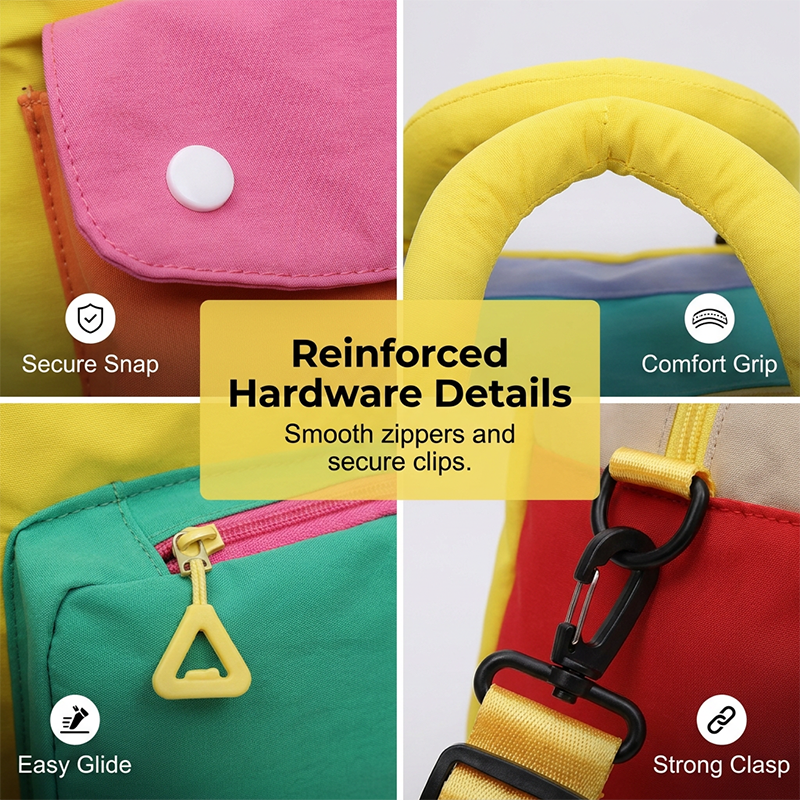 🎒 LIMITED-TIME 49% OFF! 💥 Casual Color Block Overnight Bag – Dual Front Compartments, Durable Fabric, Versatile ✨