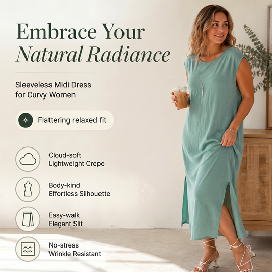 ⌛Limited-time offer-Women's Summer Sleeveless Side Slit Dress