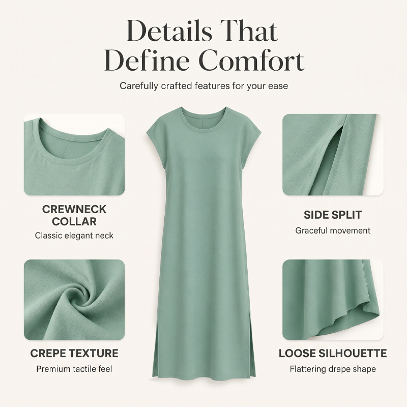 ⌛Limited-time offer-Women's Summer Sleeveless Side Slit Dress