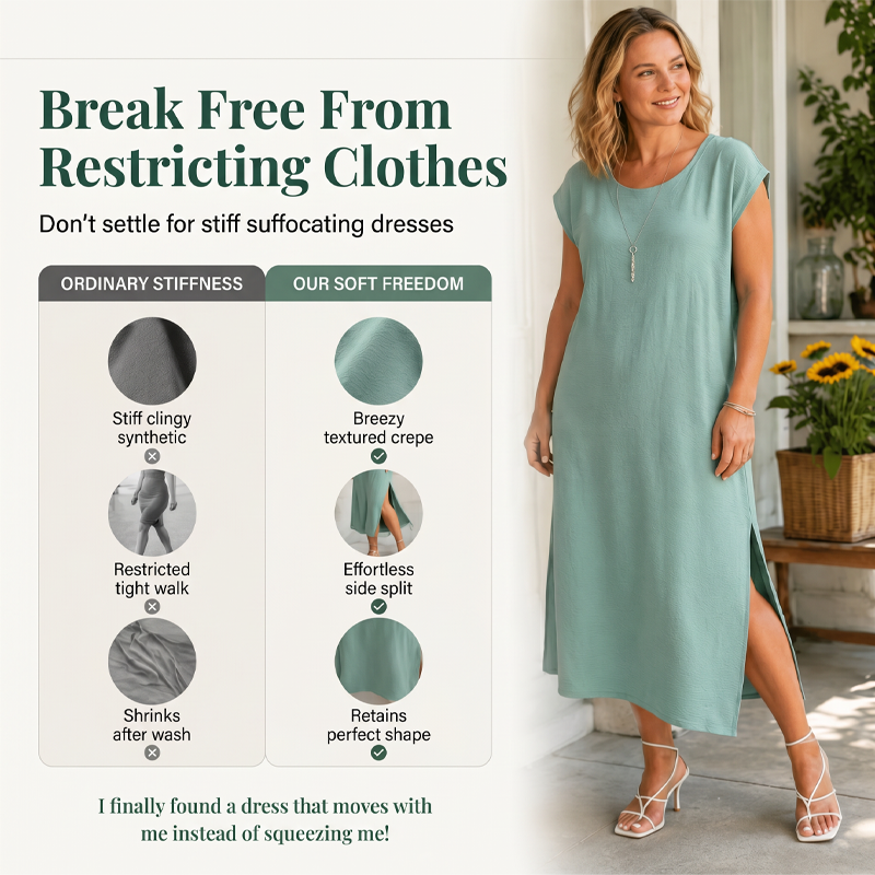 ⌛Limited-time offer-Women's Summer Sleeveless Side Slit Dress
