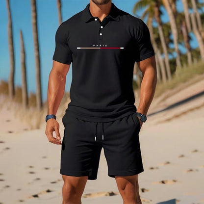 🏆LAST DAY SALE 50% OFF🔥Men's Summer Breathable Shirt and Shorts Set