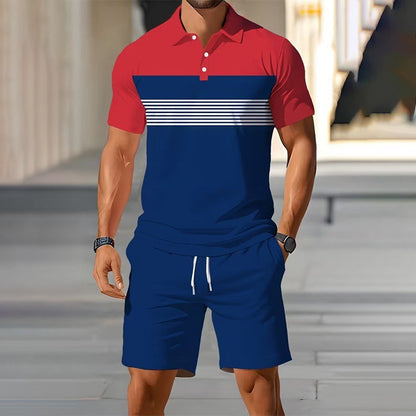 🏆LAST DAY SALE 50% OFF🔥Men's Summer Breathable Shirt and Shorts Set