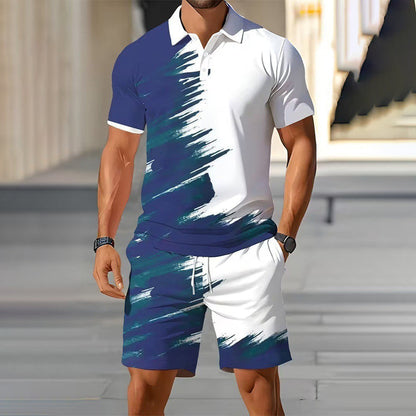 🏆LAST DAY SALE 50% OFF🔥Men's Summer Breathable Shirt and Shorts Set