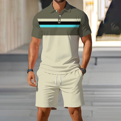 🏆LAST DAY SALE 50% OFF🔥Men's Summer Breathable Shirt and Shorts Set