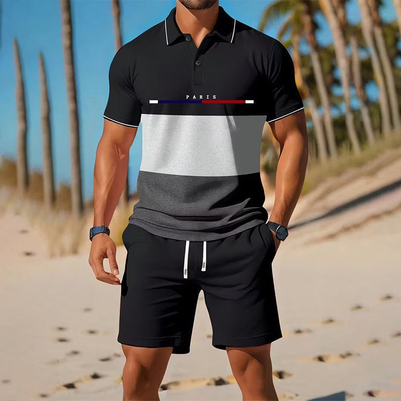 🏆LAST DAY SALE 50% OFF🔥Men's Summer Breathable Shirt and Shorts Set