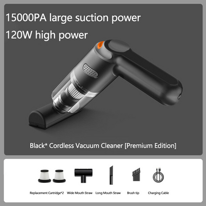 🚗💨 Cordless car vacuum – 10000Pa suction, lightweight, long battery life!