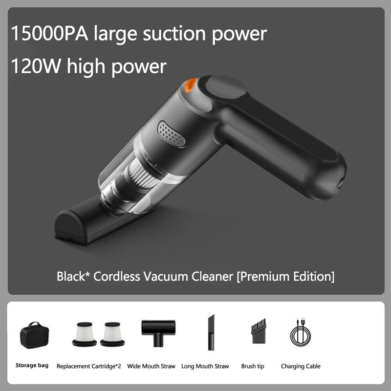 🚗💨 Cordless car vacuum – 10000Pa suction, lightweight, long battery life!