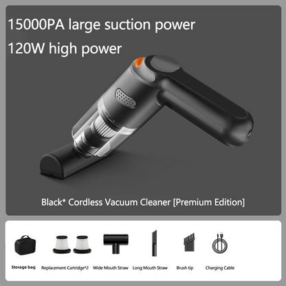 🚗💨 Cordless car vacuum – 10000Pa suction, lightweight, long battery life!