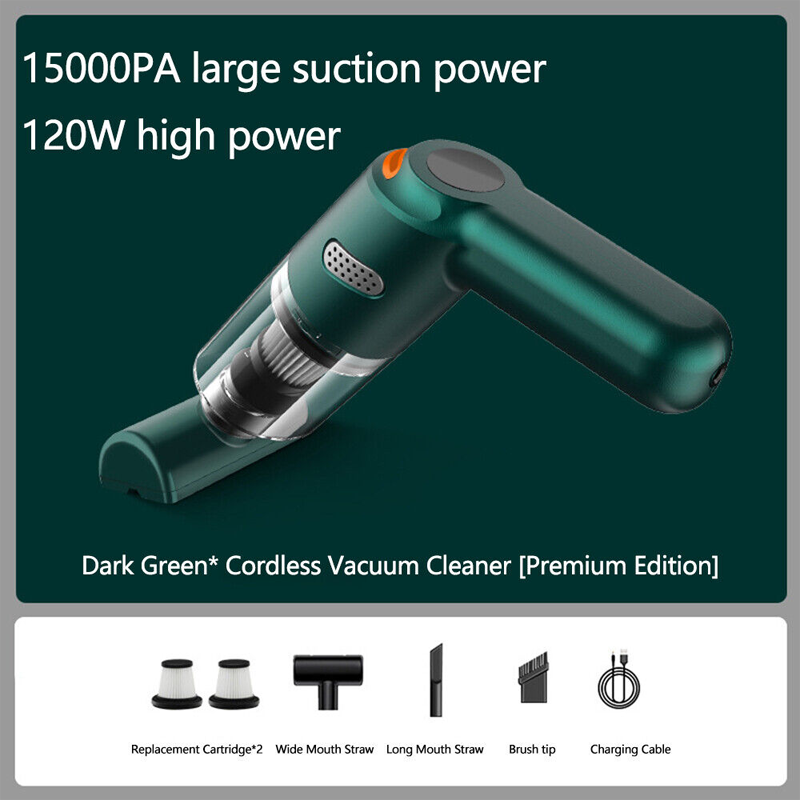 🚗💨 Cordless car vacuum – 10000Pa suction, lightweight, long battery life!