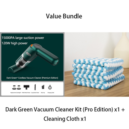 🚗💨 Cordless car vacuum – 10000Pa suction, lightweight, long battery life!