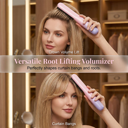 Portable Cordless Hair Straightening Brush