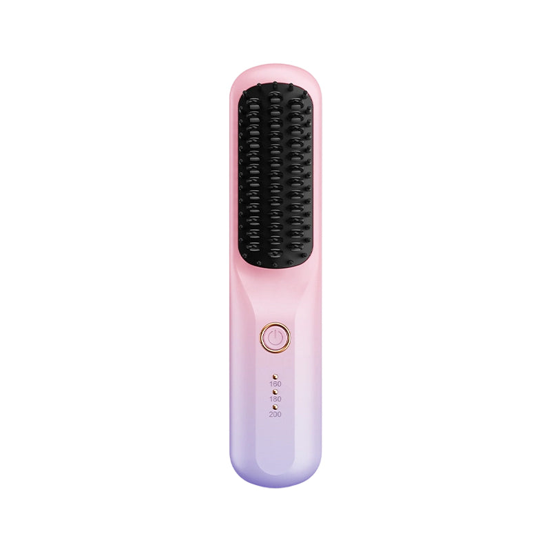 Portable Cordless Hair Straightening Brush