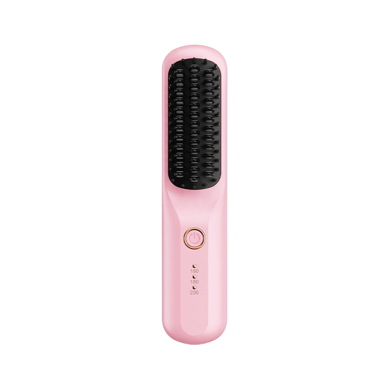 Portable Cordless Hair Straightening Brush