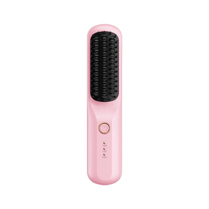 Portable Cordless Hair Straightening Brush