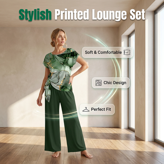 Stylish Printed Lounge Set