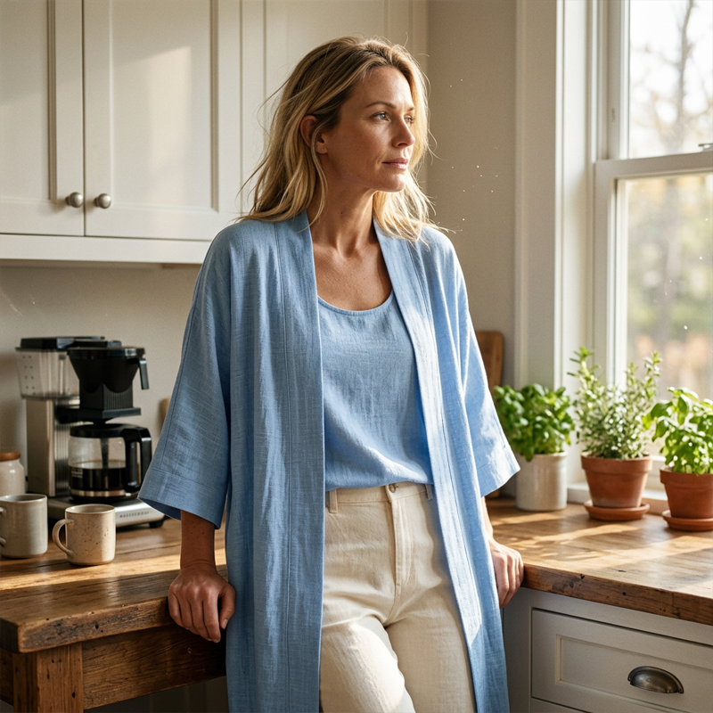 Women's Tank Top & Cardigan 2-Piece Set