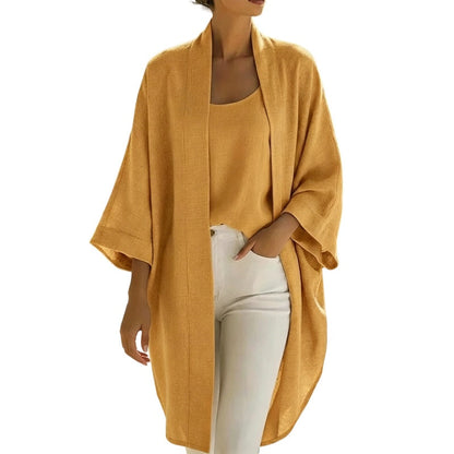 Women's Tank Top & Cardigan 2-Piece Set