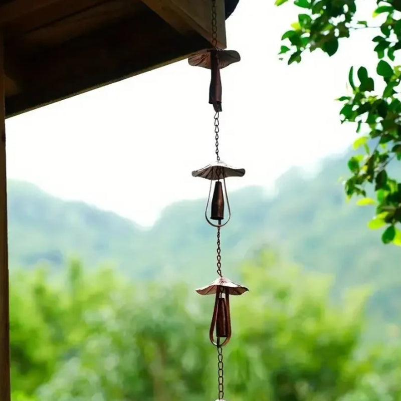 🔔Decorative Mushroom Rain Chain for Gutter