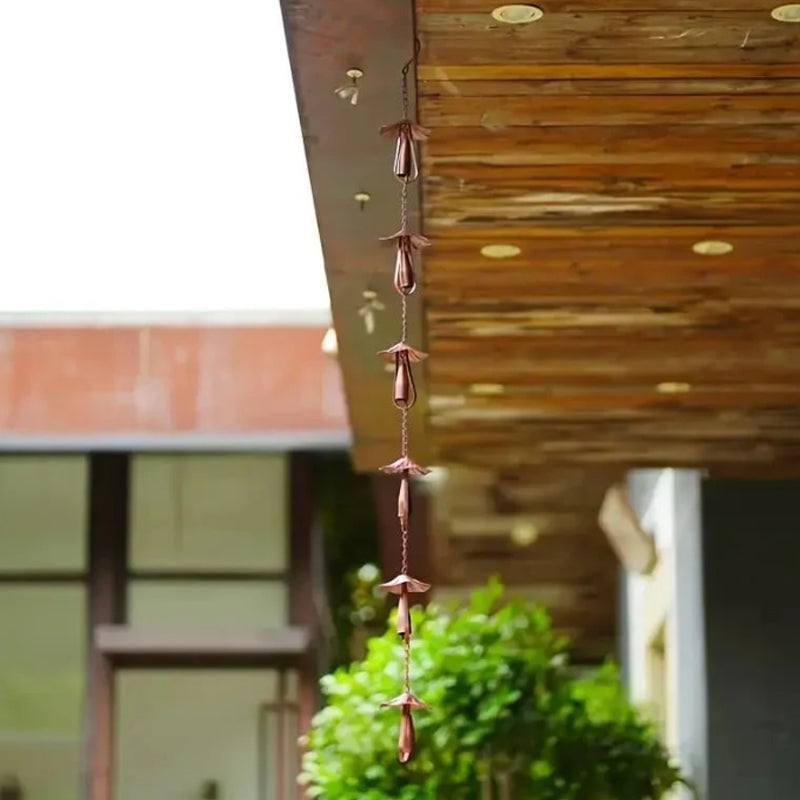 🔔Decorative Mushroom Rain Chain for Gutter