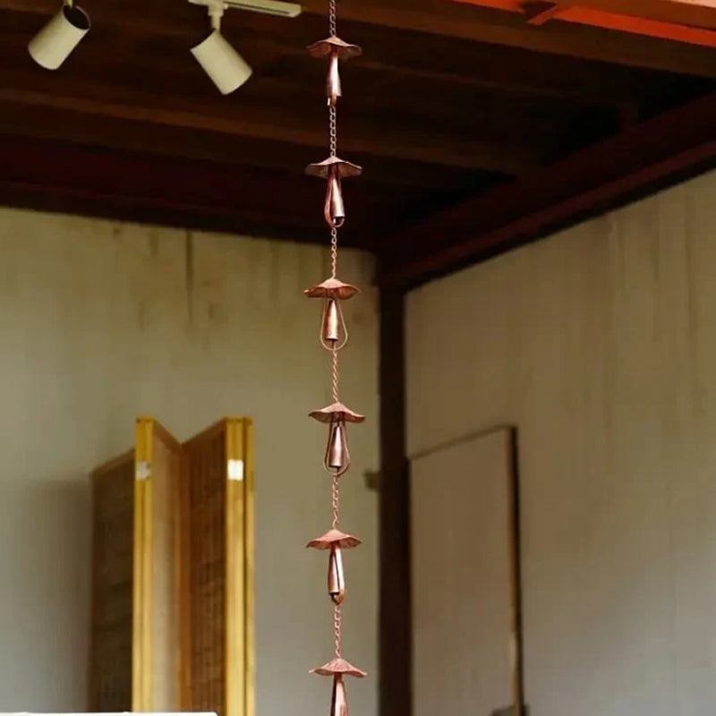 🔔Decorative Mushroom Rain Chain for Gutter