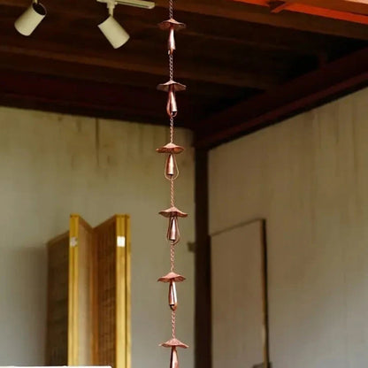 🔔Decorative Mushroom Rain Chain for Gutter