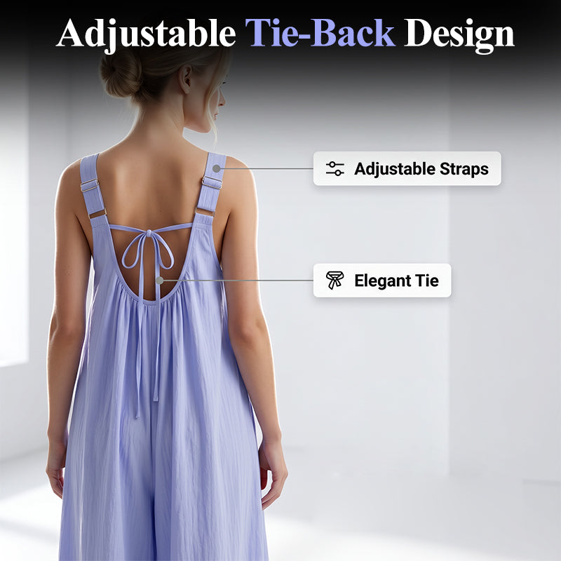 Women Casual Wide Leg Jumpsuit