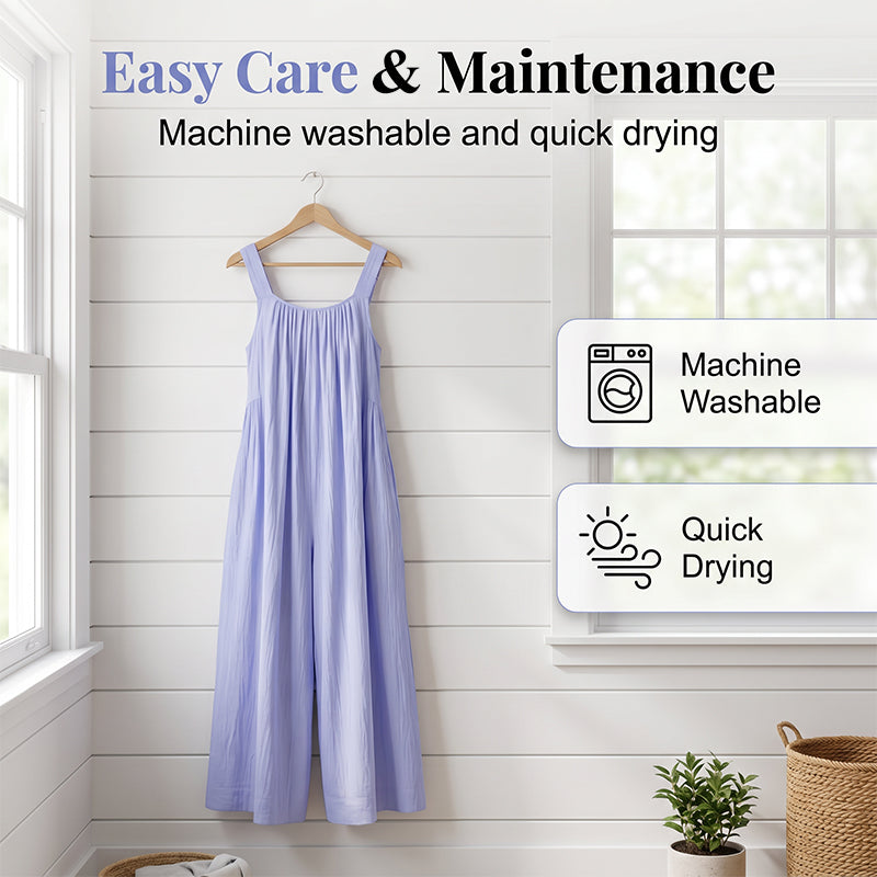 Women Casual Wide Leg Jumpsuit