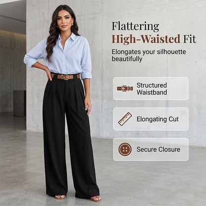 Women’s High Waisted Wide Leg Pants