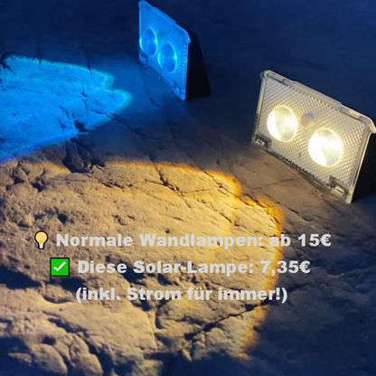 Solar Outdoor Wall Light – 3 Color & Rainbow