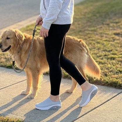 Women's Breathable Mesh Platform Slippers