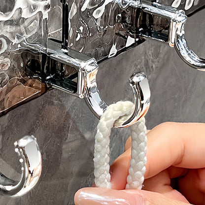 🌀 Punch-Free Ripple Rotary Suction Cup Hanger Rack