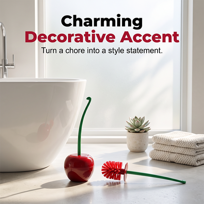 Creative Cherry-Shaped Toilet Brush