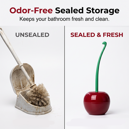 Creative Cherry-Shaped Toilet Brush