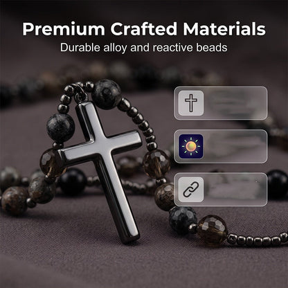 Retro Necklace with Cross Pendant