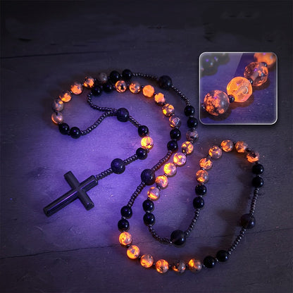 Retro Necklace with Cross Pendant