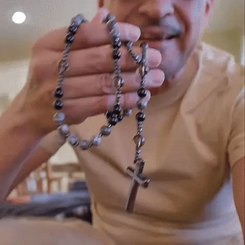 Retro Necklace with Cross Pendant