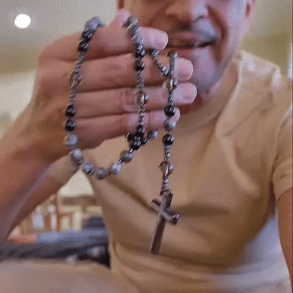 Retro Necklace with Cross Pendant