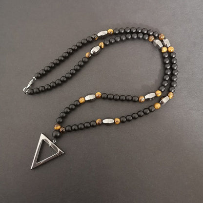 Retro Necklace with Cross Pendant