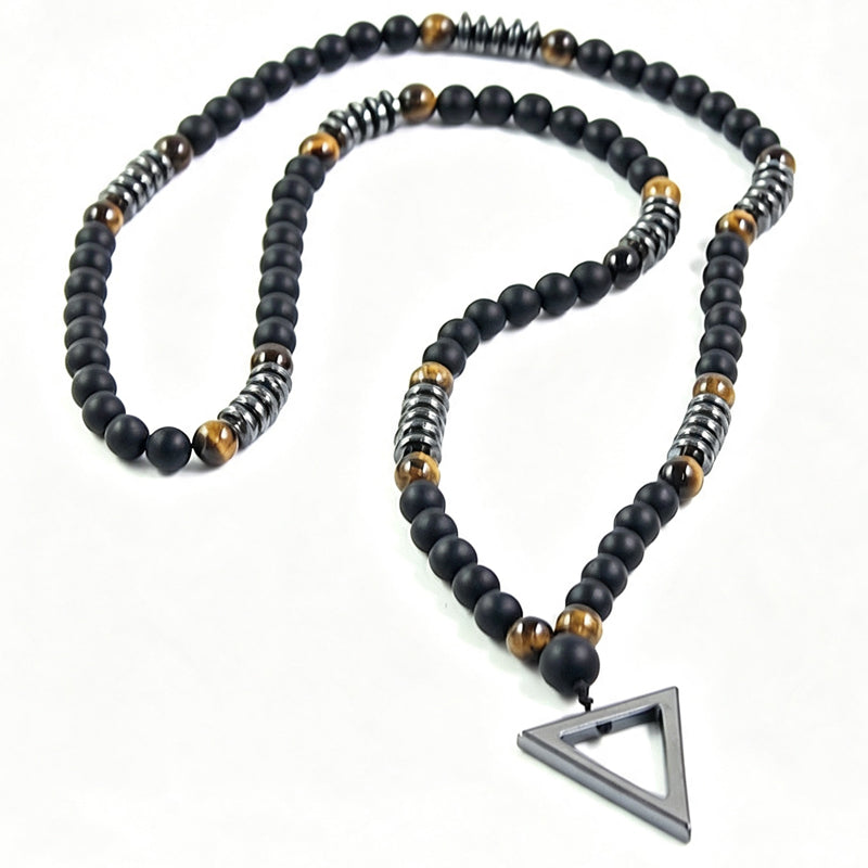 Retro Necklace with Cross Pendant