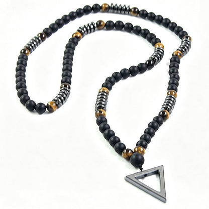 Retro Necklace with Cross Pendant