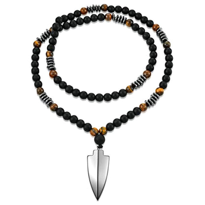 Retro Necklace with Cross Pendant