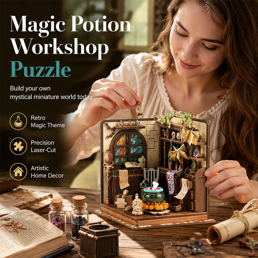DIY Miniature Wooden House Kit