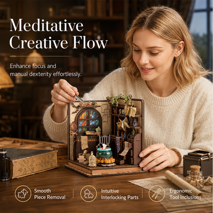 DIY Miniature Wooden House Kit