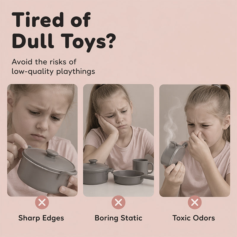 Pretend Play Kitchen Toy Set