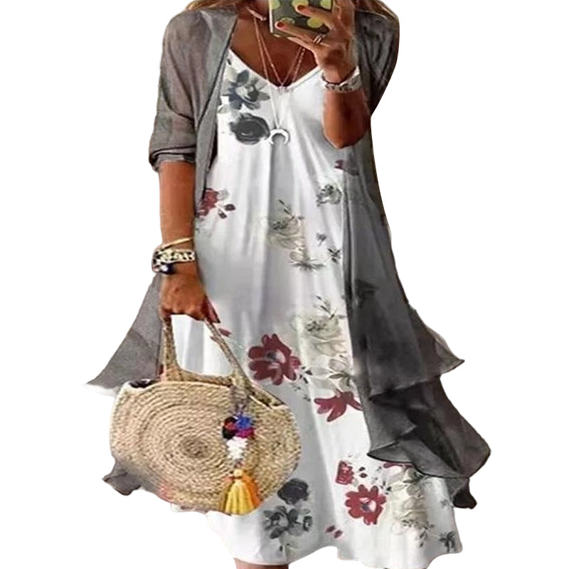Flowing Indian Style Large Swing Dress