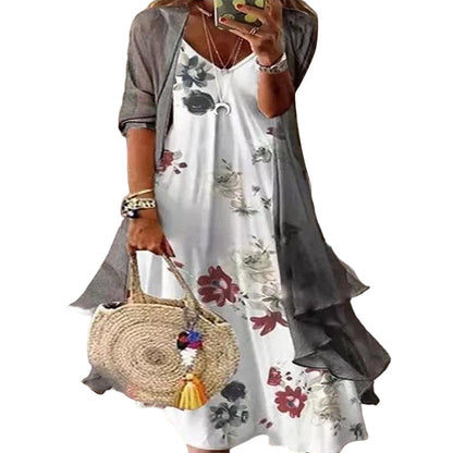 Flowing Indian Style Large Swing Dress