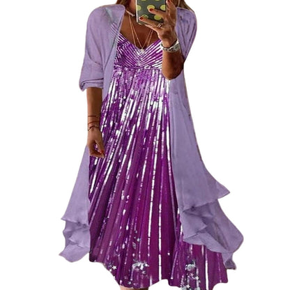Flowing Indian Style Large Swing Dress
