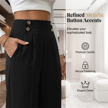 Women's High-Waist Wide-Leg Trousers